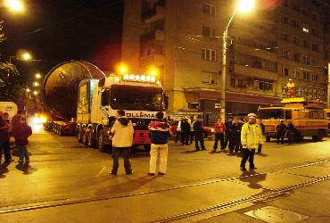 Transport agabaritic rafinaria Ploiesti