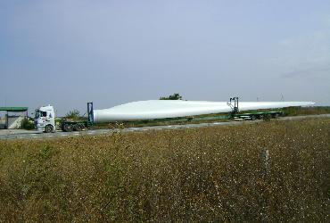 Transport turbine eoliene