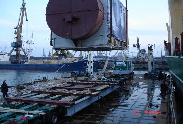 Transport turbina de gaz