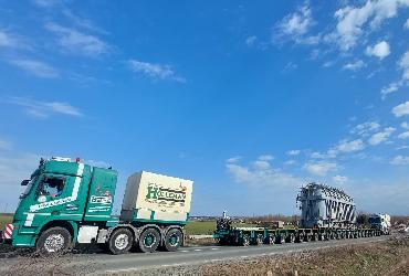 Proiect special de transport: transformator electric din Constanta in Ucraina