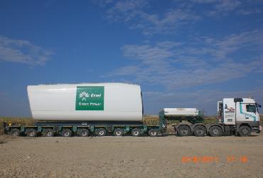 Transport turbine eoliene