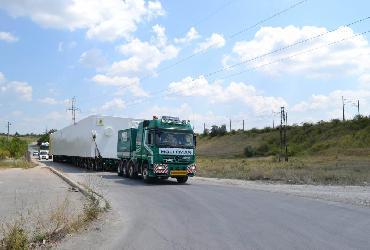 Transporturi agabaritice coldbox (industria sticlei)