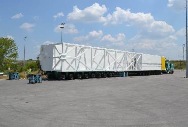 Transporturi agabaritice coldbox (industria sticlei)