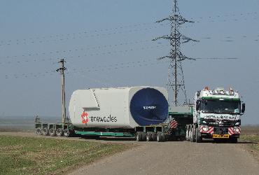 Transport turbine eoliene