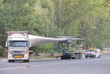 Transport turbine eoliene