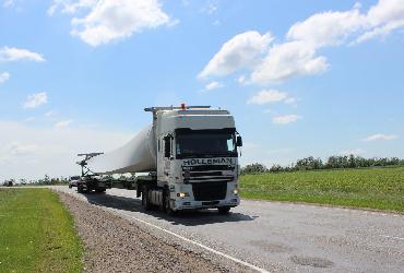 Transport turbine eoliene