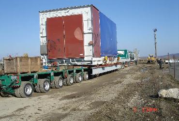Transport turbina de gaz