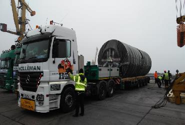 Transport agabaritic combinat, door-to-door