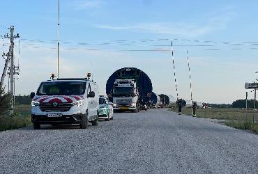 Transport agabaritic in Lituania.
