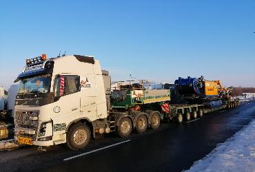 Transport instalatii foraj Germania - Romania